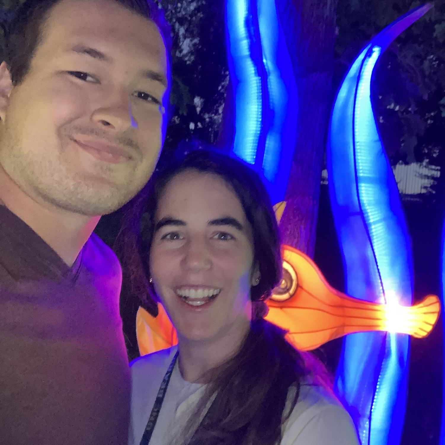 Enjoying the annual Dragon Lights Festival in Reno, fall 2022