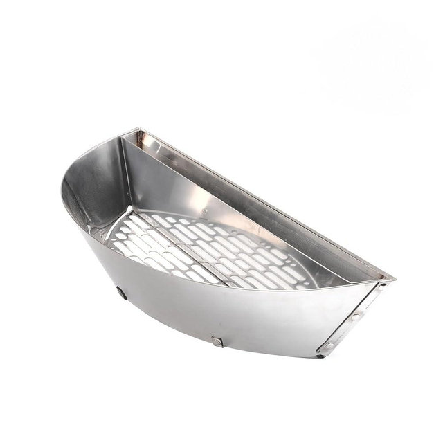 SnS Grills Slow ‘N Sear Deluxe Extra Large Insert for Low ‘N Slow Smoking & Charcoal BBQ Grill Cooking - Stainless Steel, Removable Reservoir for Kettle Grill - Ultimate XL 26” in
