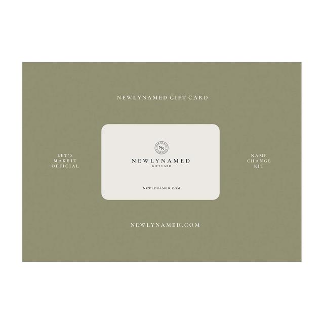 NewlyNamed Box Gift Card | Personalized Name Change After Marriage Kit