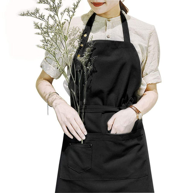 MORNITE Art Aprons for Painting Pottery Ceramics, Mens Women Kitchen Cooking Aprons Waterproof Green