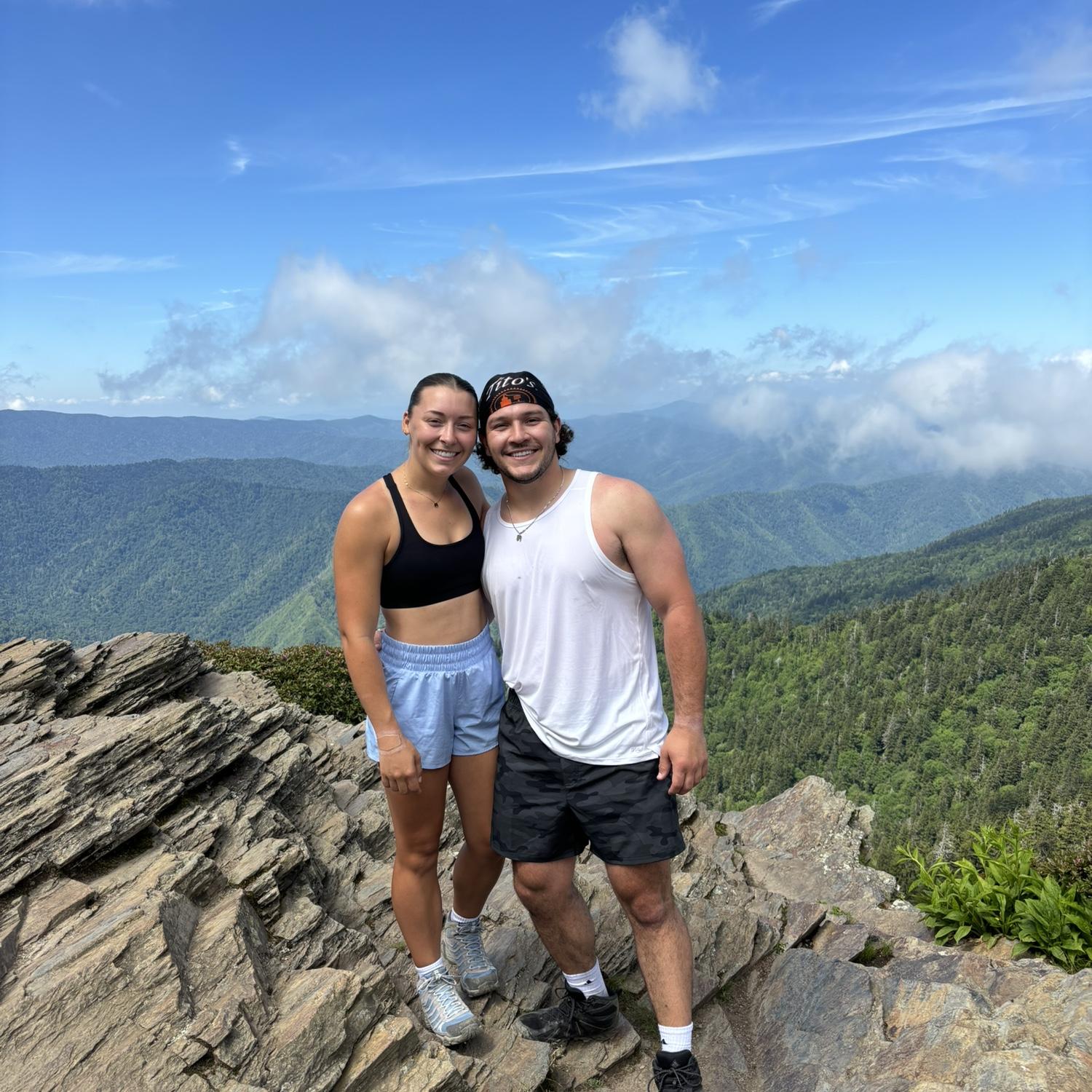 Jacob showed Taylor the mountains for the first time. Speechless.