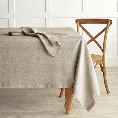 Italian Washed Linen Tablecloth