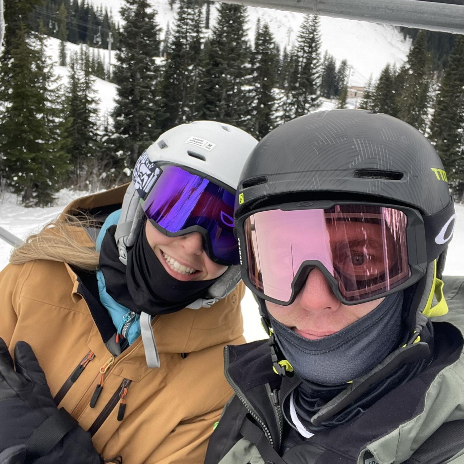 Skiing at Steven's Pass!