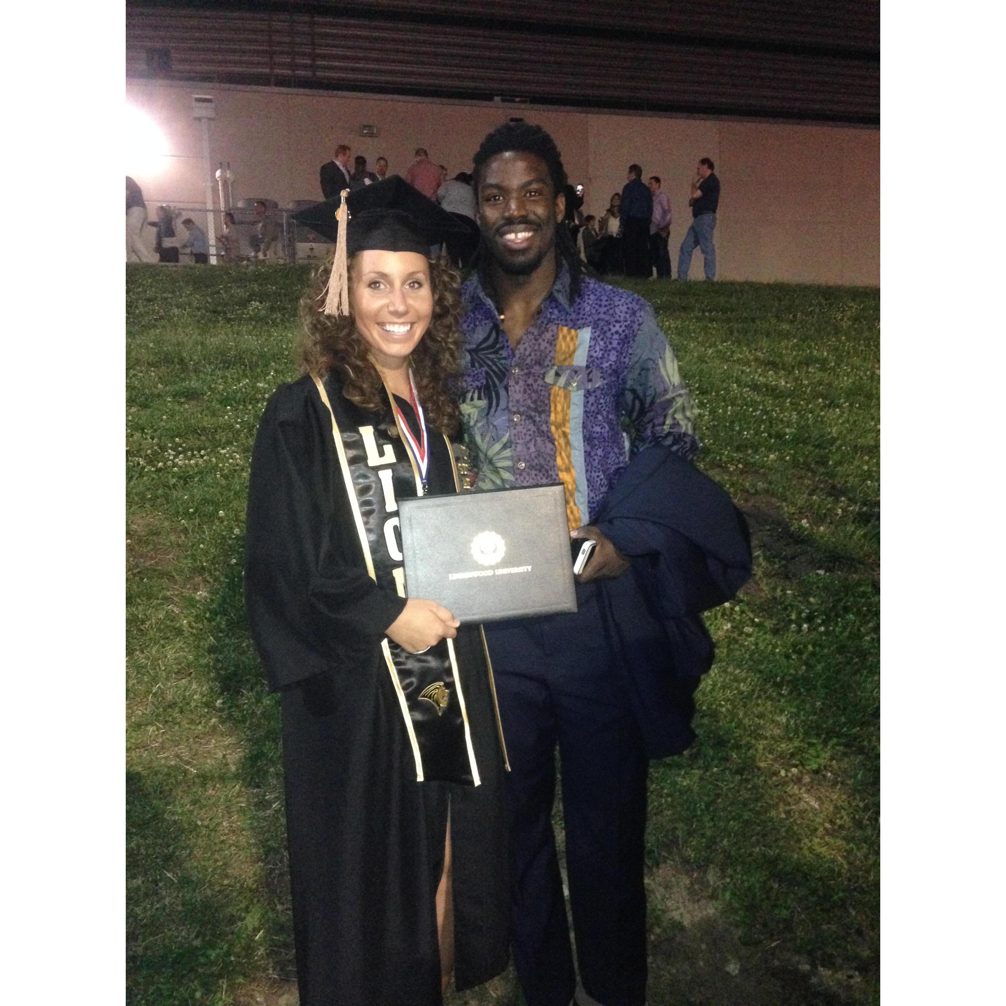 Alyson's graduation from Lindenwood University.