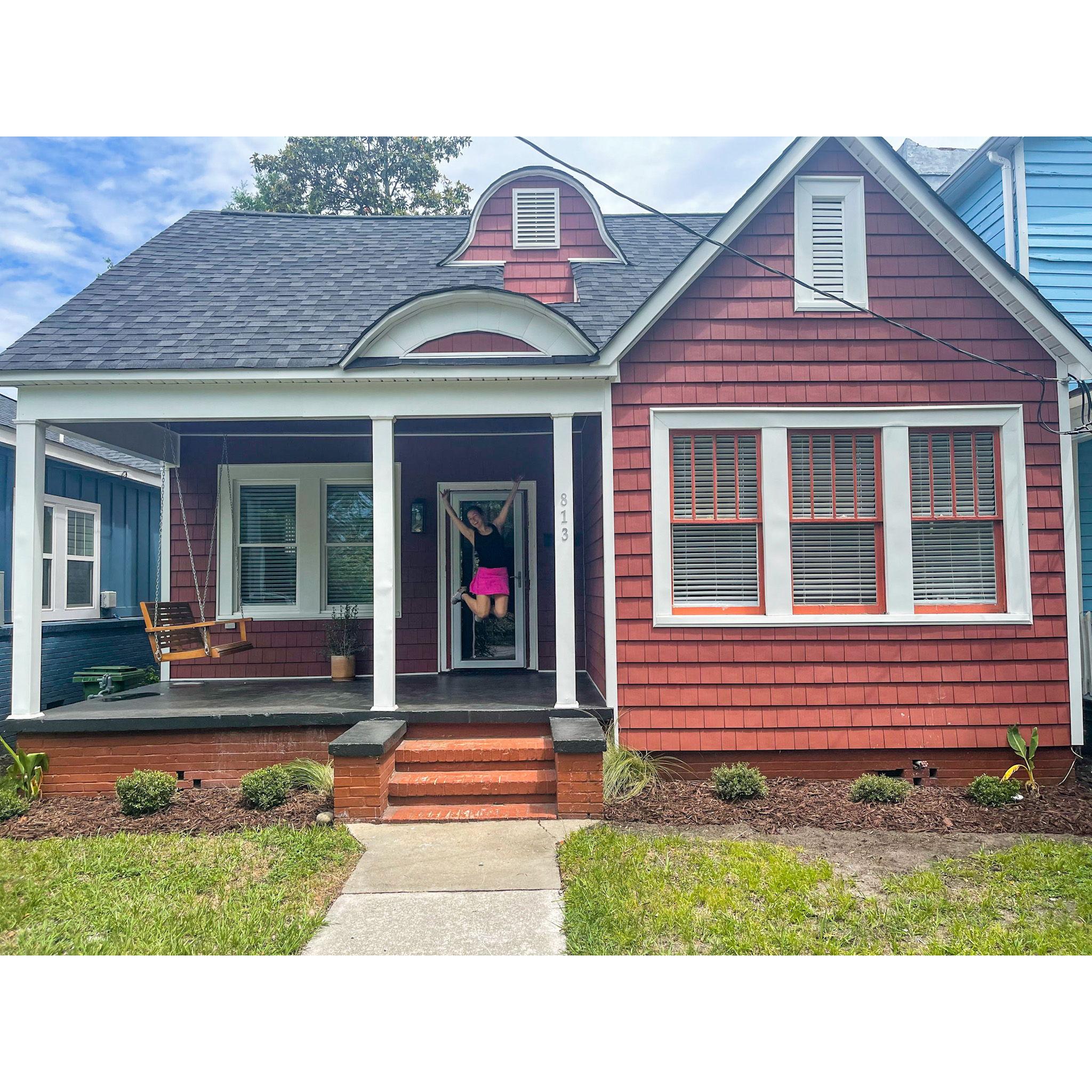 In June, we traded our city apartment for a little old house on Chestnut St. in Wilmington, NC.