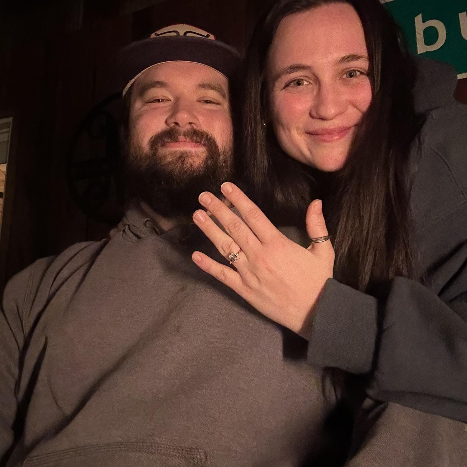 The night we got engaged