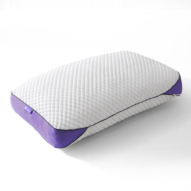HOMELAB Adjustable Shredded Memory Foam Pillow King Size, Cooling Bed Pillow for Sleeping with Removable Cover, Medium Pillow for Side Stomach & Back Sleepers, 1 Pack 20"x34"