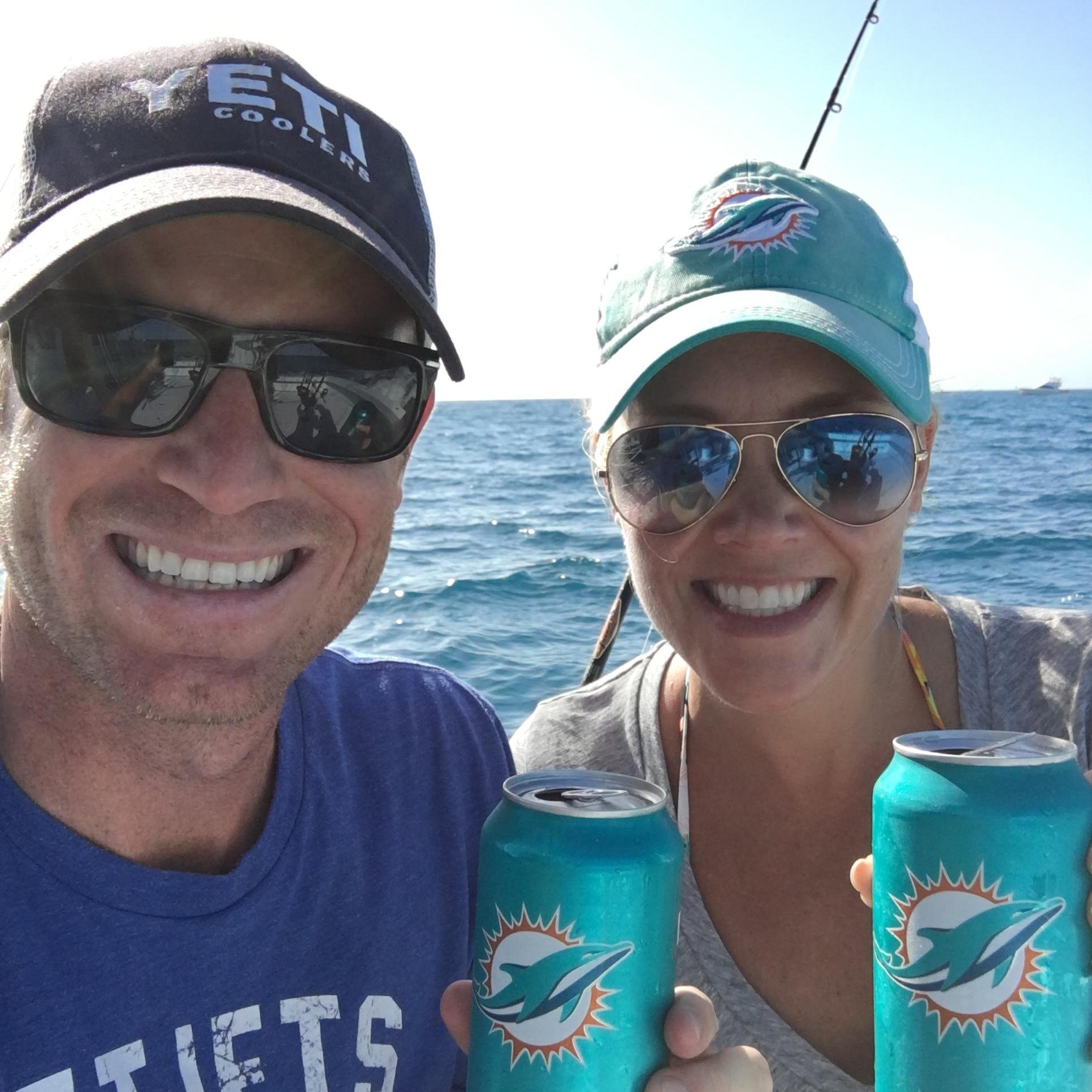 Doing some fishing and enjoying the scenery in the Florida Keys.