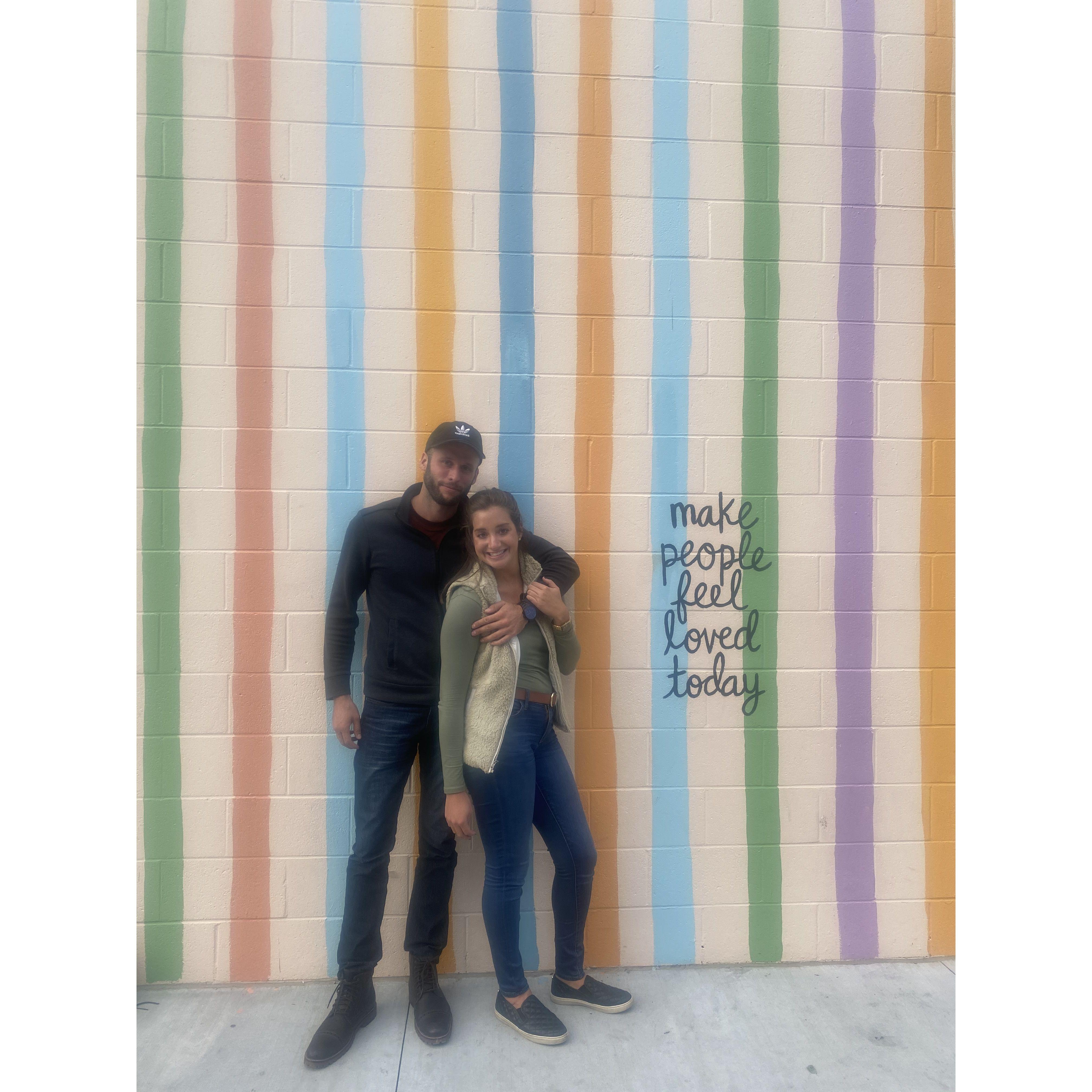 during our first trip to Charlotte