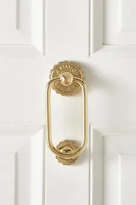 Claudette Brass Door Knocker