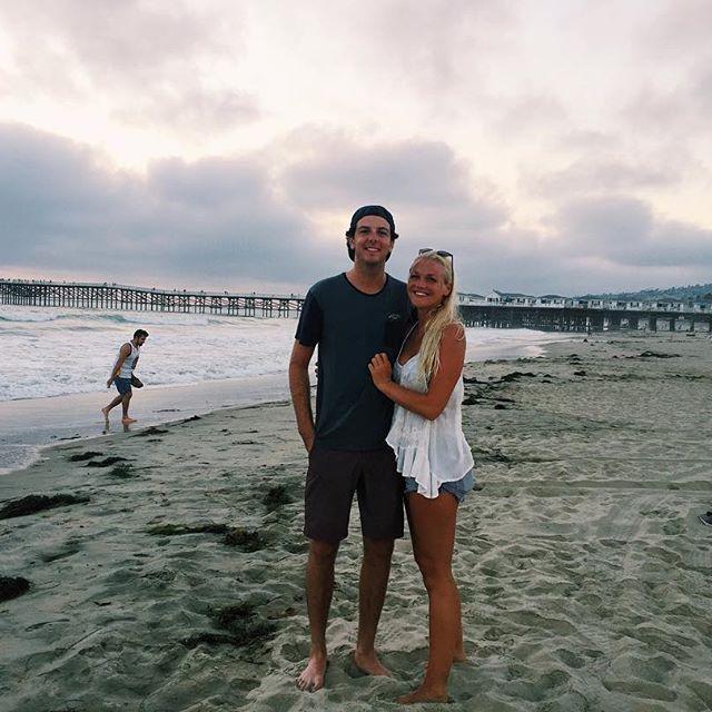 This was the first time Parker flew to San Diego to see Kylie's hometown and meet her parents!
