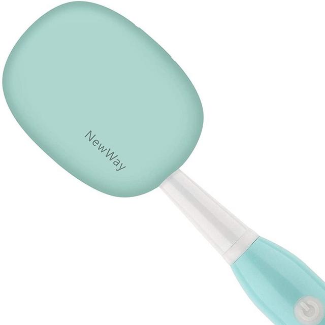 NewWay Mini Toothbrush Sterilizer Cover Rechargeable Travel Toothbrush Case with Holder for Houshold and Traving or Business Trip Green