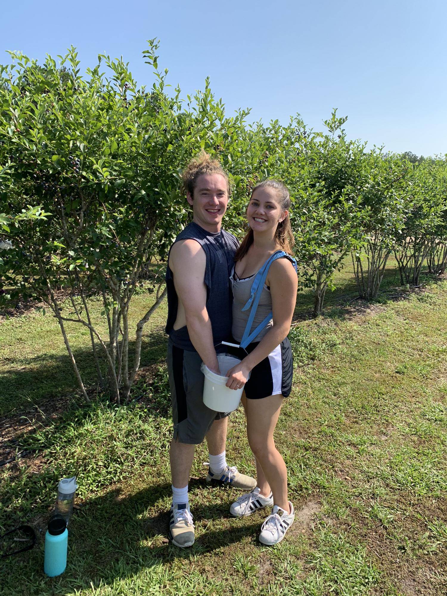 Blueberry picking in Louisiana 💕