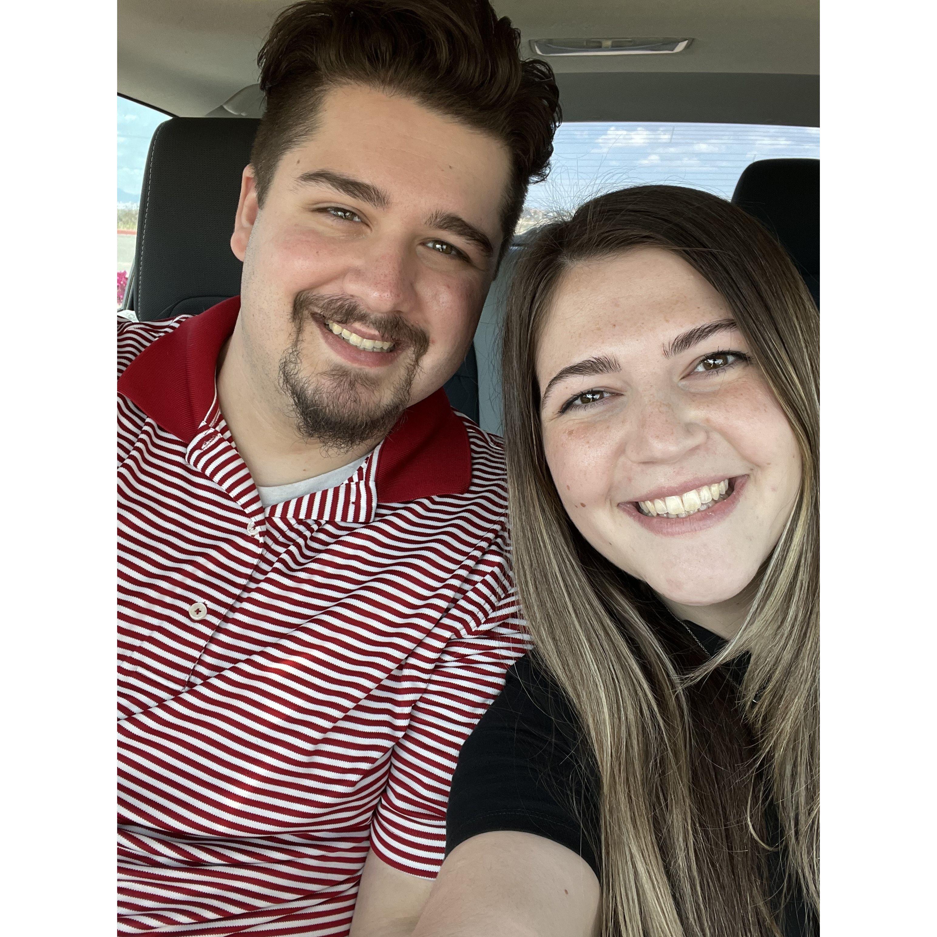Our first picture we took together!