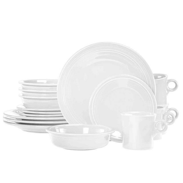 Fiesta® 16-Piece Dinnerware Set in White