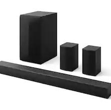 LG - 5.1-Channel S60TR Home Theater Soundbar with Wireless Subwoofer and Rear Speakers, Dolby Audio - Black