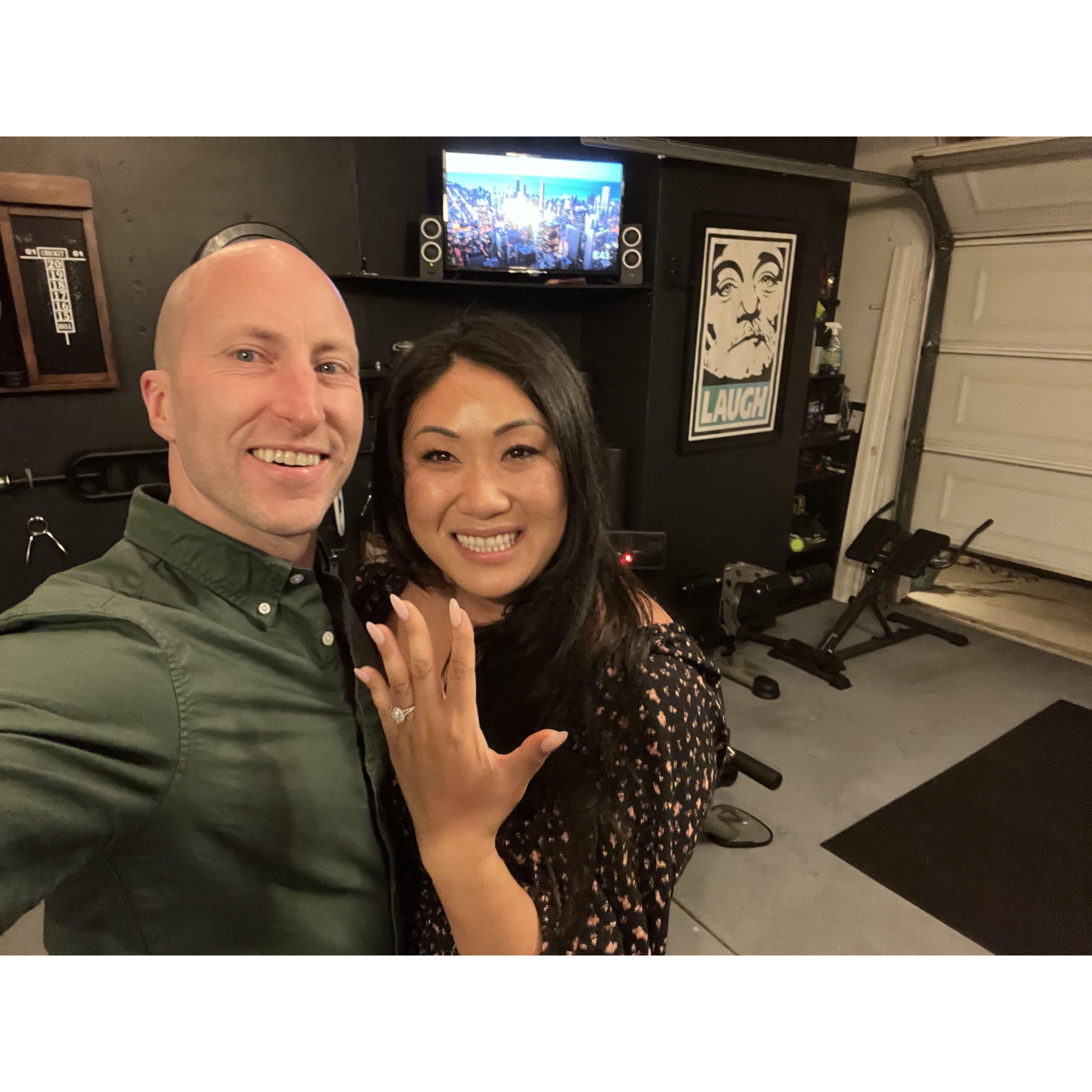 Dec. 28, 2023: He asked, she said yes!