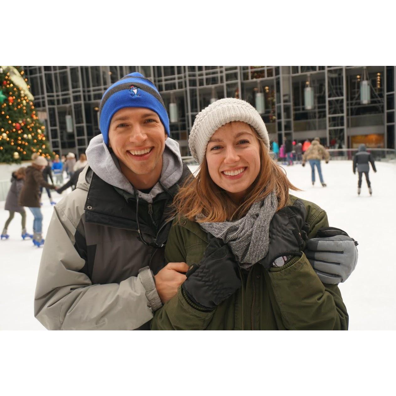 Ice skating in Pittsburgh