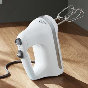 KitchenAid White 5-Speed Hand Mixer - Crate & Barrel