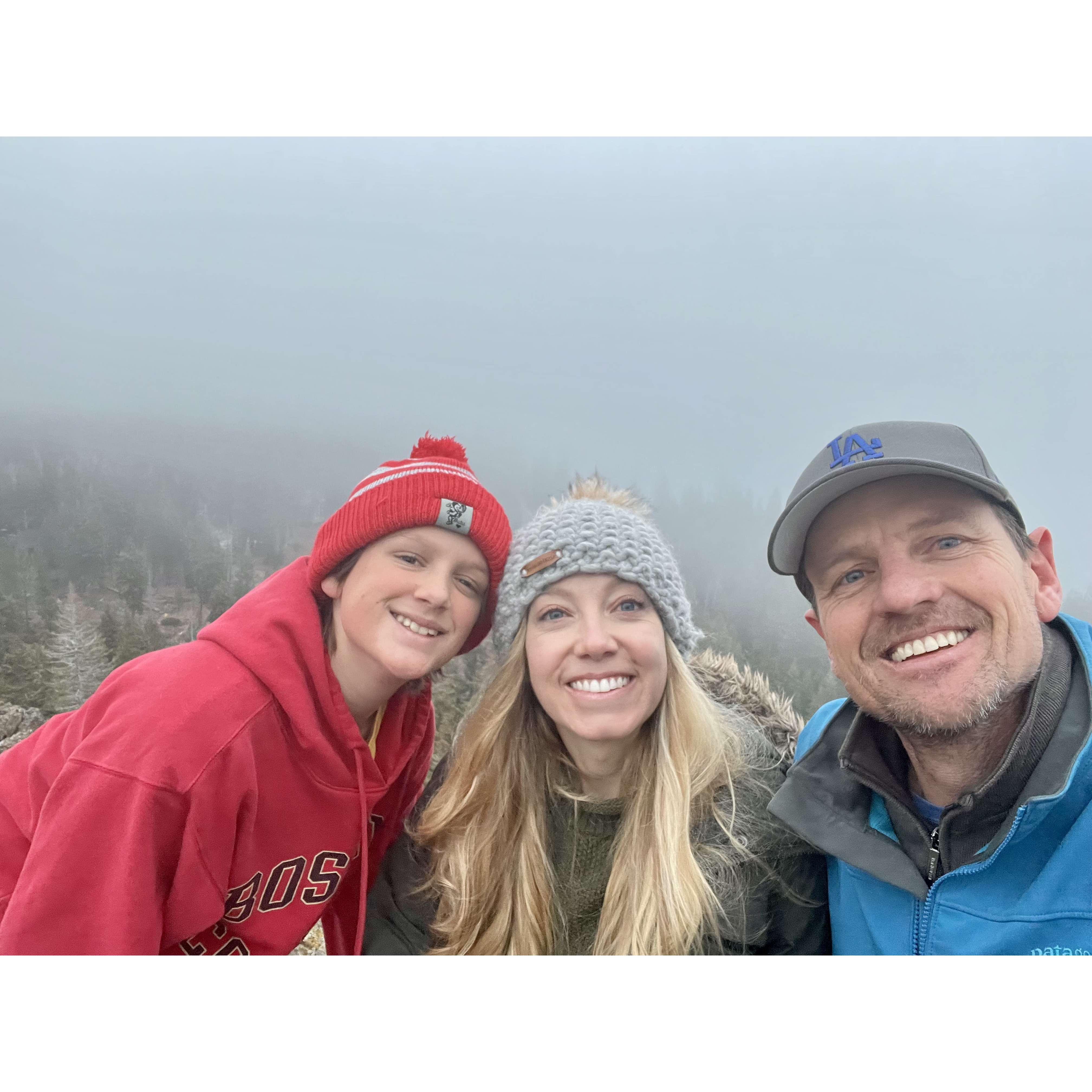 Proposal Day 2021: Eagle Rock 2021 shrouded in fog!