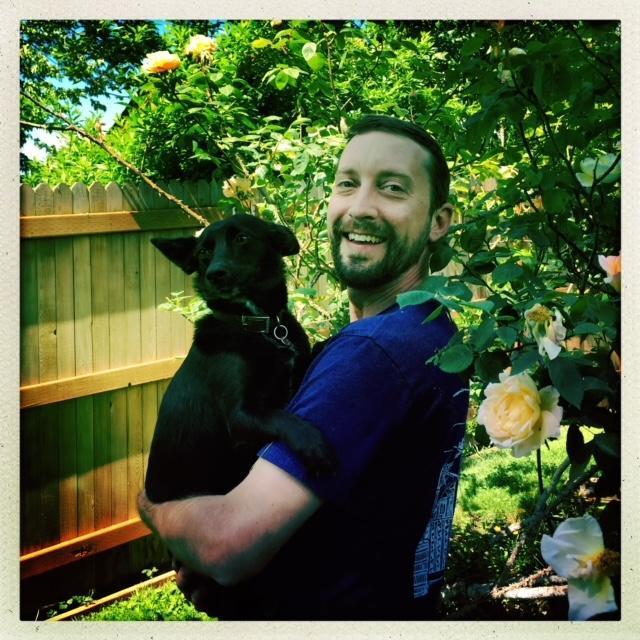 Matt and a baby Ebey