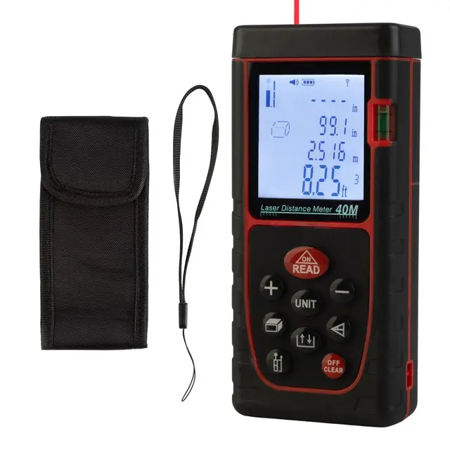 Stalwart 130FT Laser Measure with Backlit Display