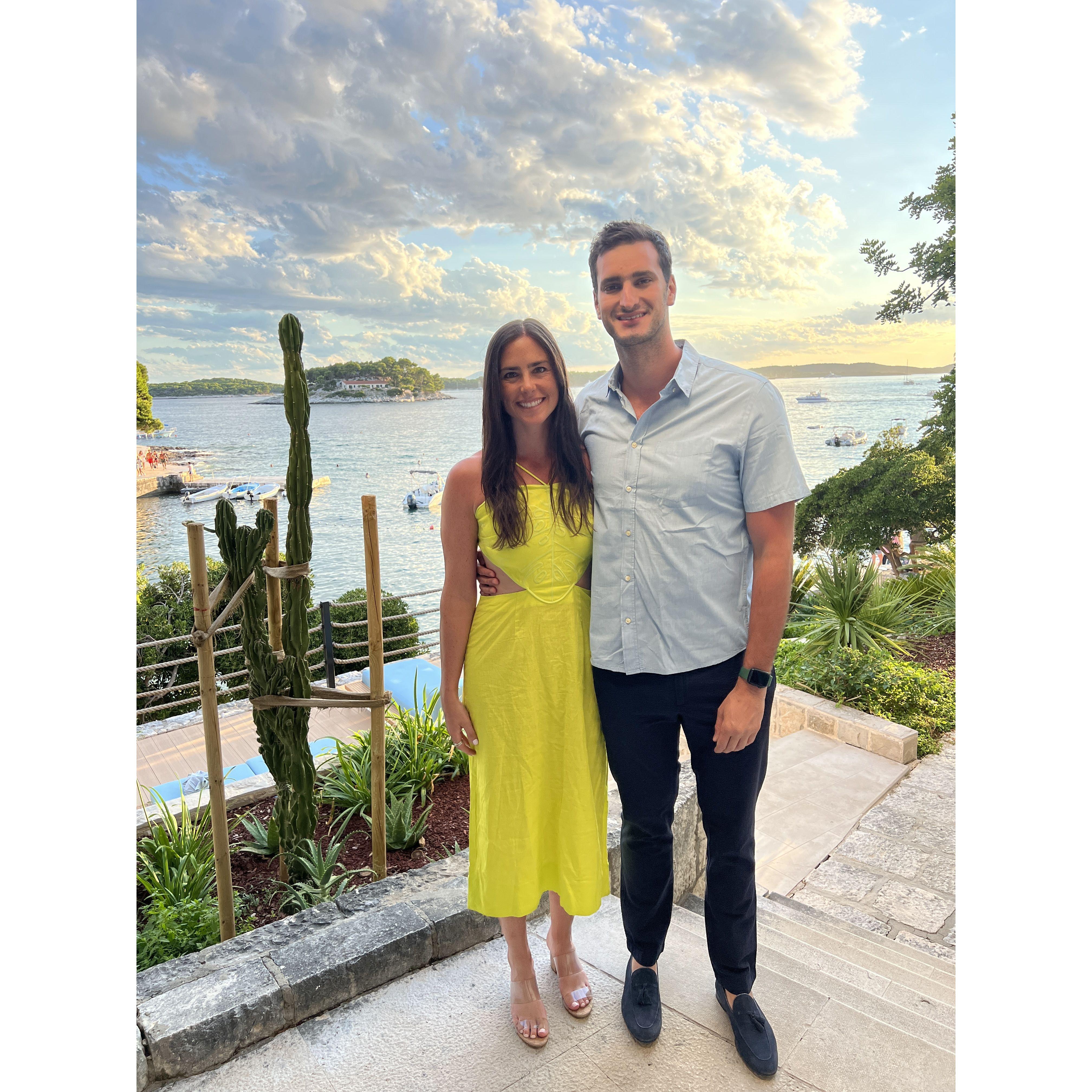 Our recent trip together to Hvar, Croatia