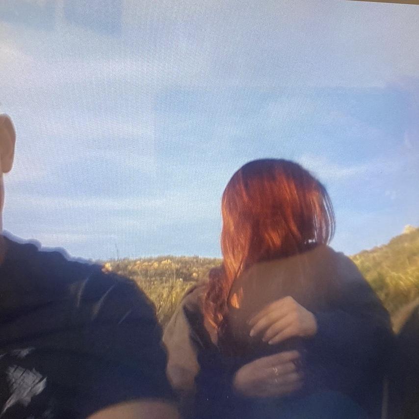Our first ever photo together 2016 after a 4 hour Harley ride