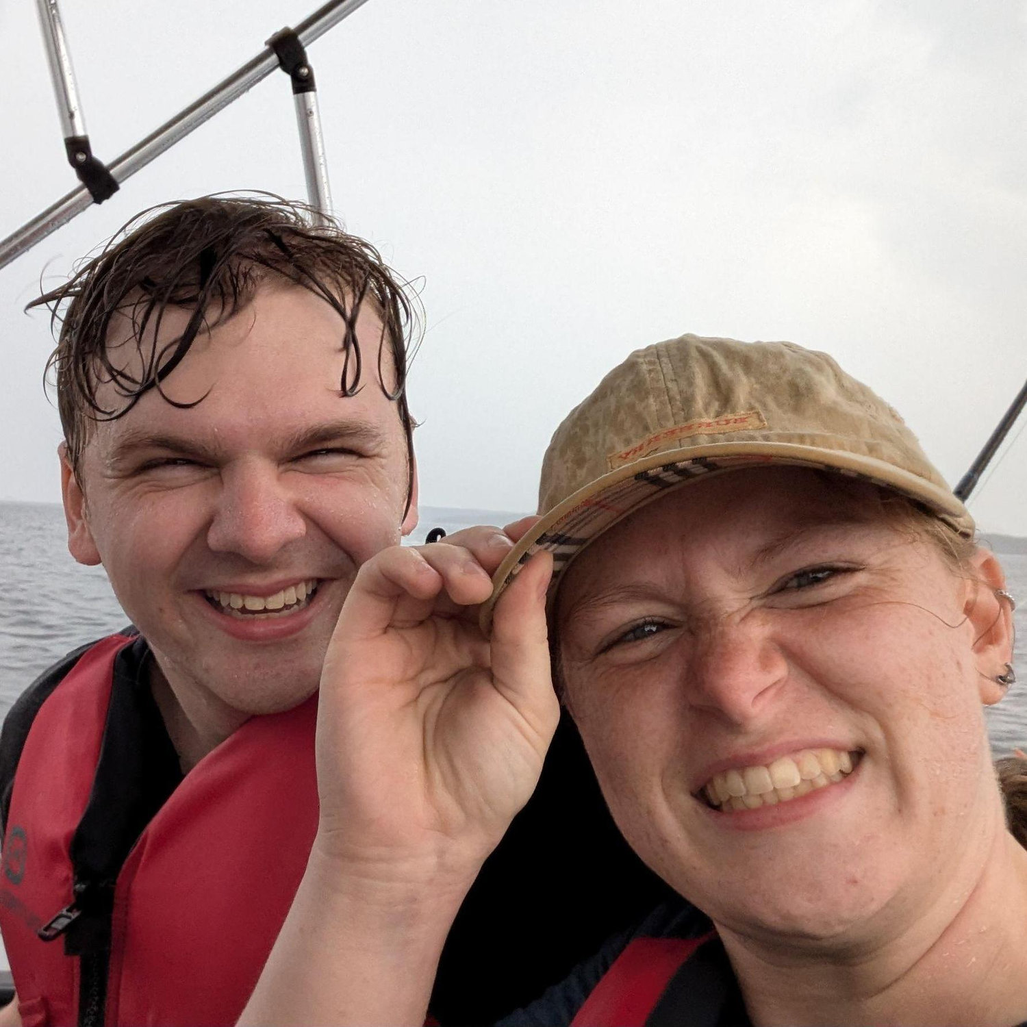 Got a bit wet while fishing