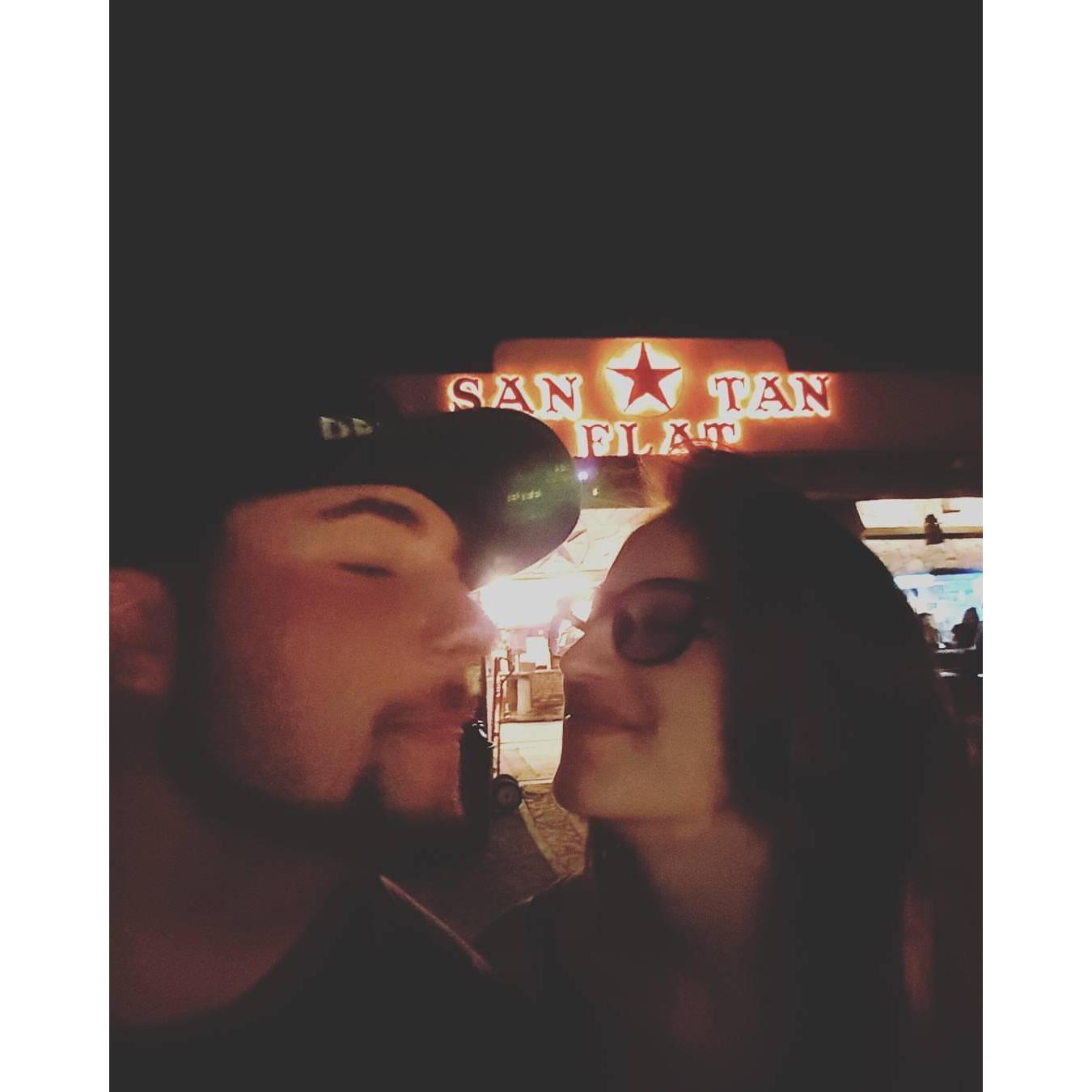 The first official date.