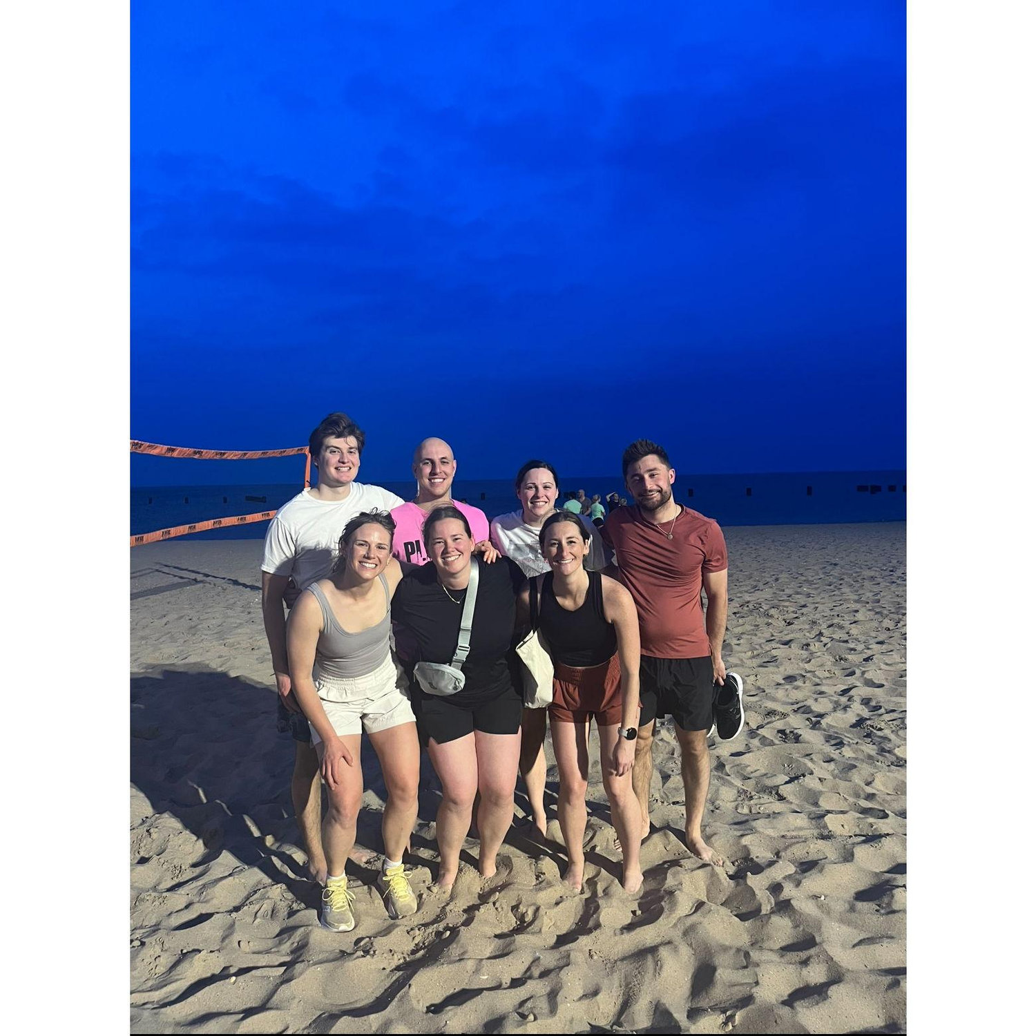 June 2025: Beach volleyball league with some of our favorite people!