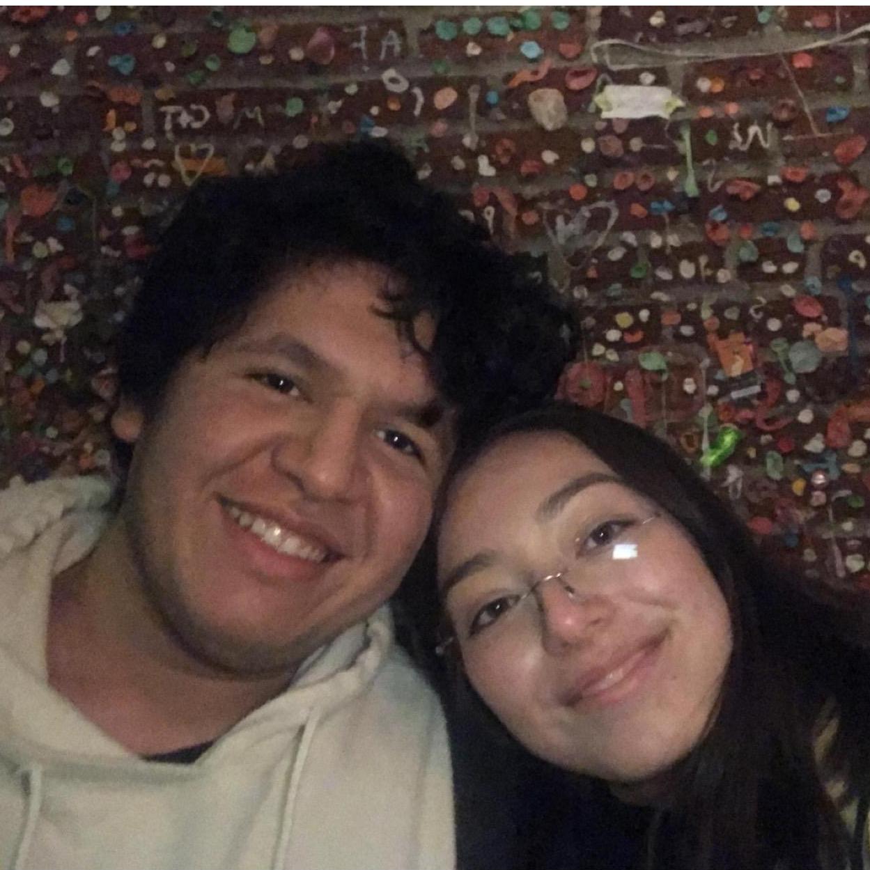 First trip to Seattle Gum wall, 2019.
