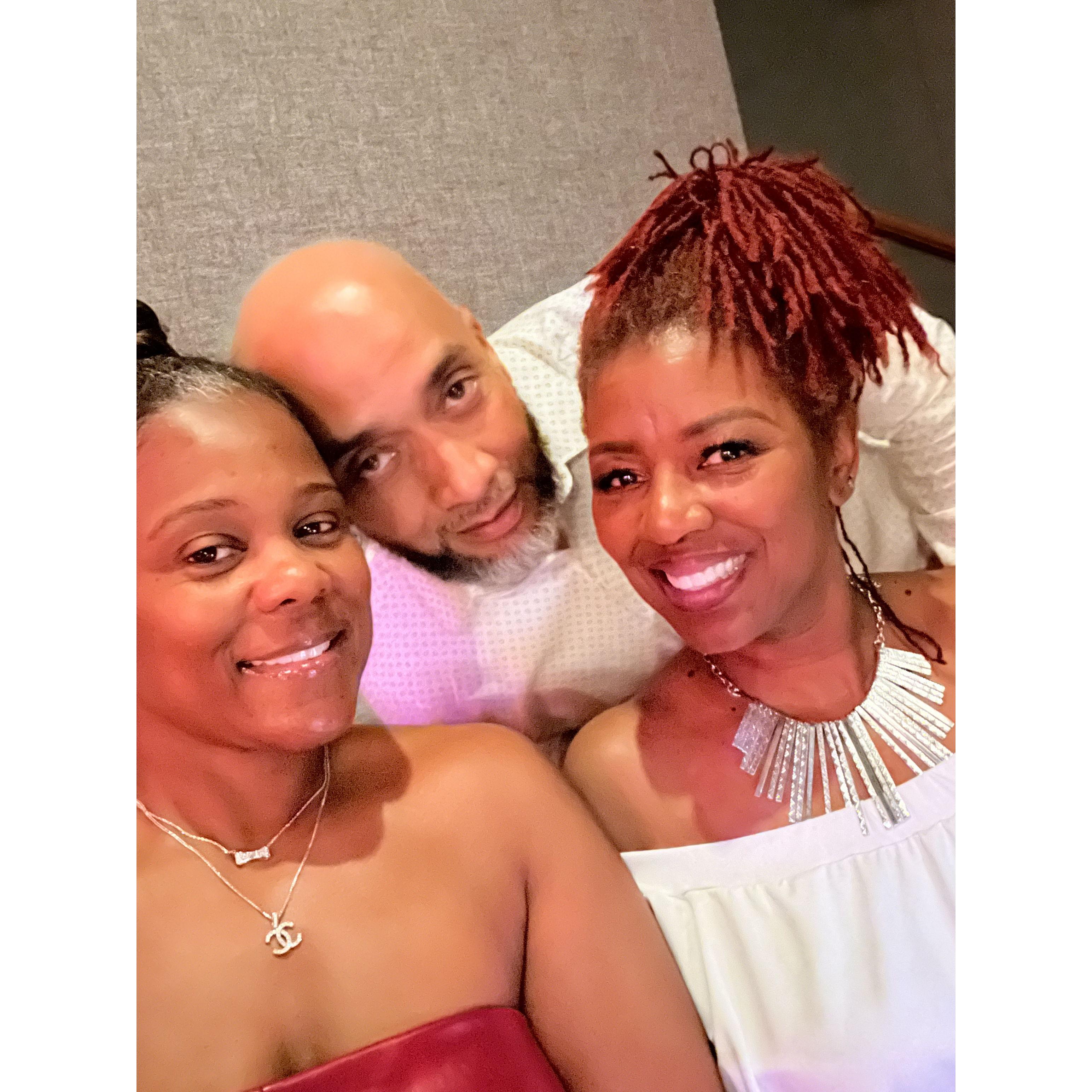 Us and Cuzn Lisa (Derricks wife) at KeKe Wyatts City Winery performance