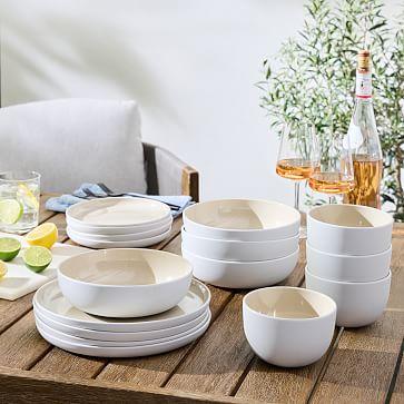 Kaloh Melamine Outdoor Dinnerware (Set of 16)