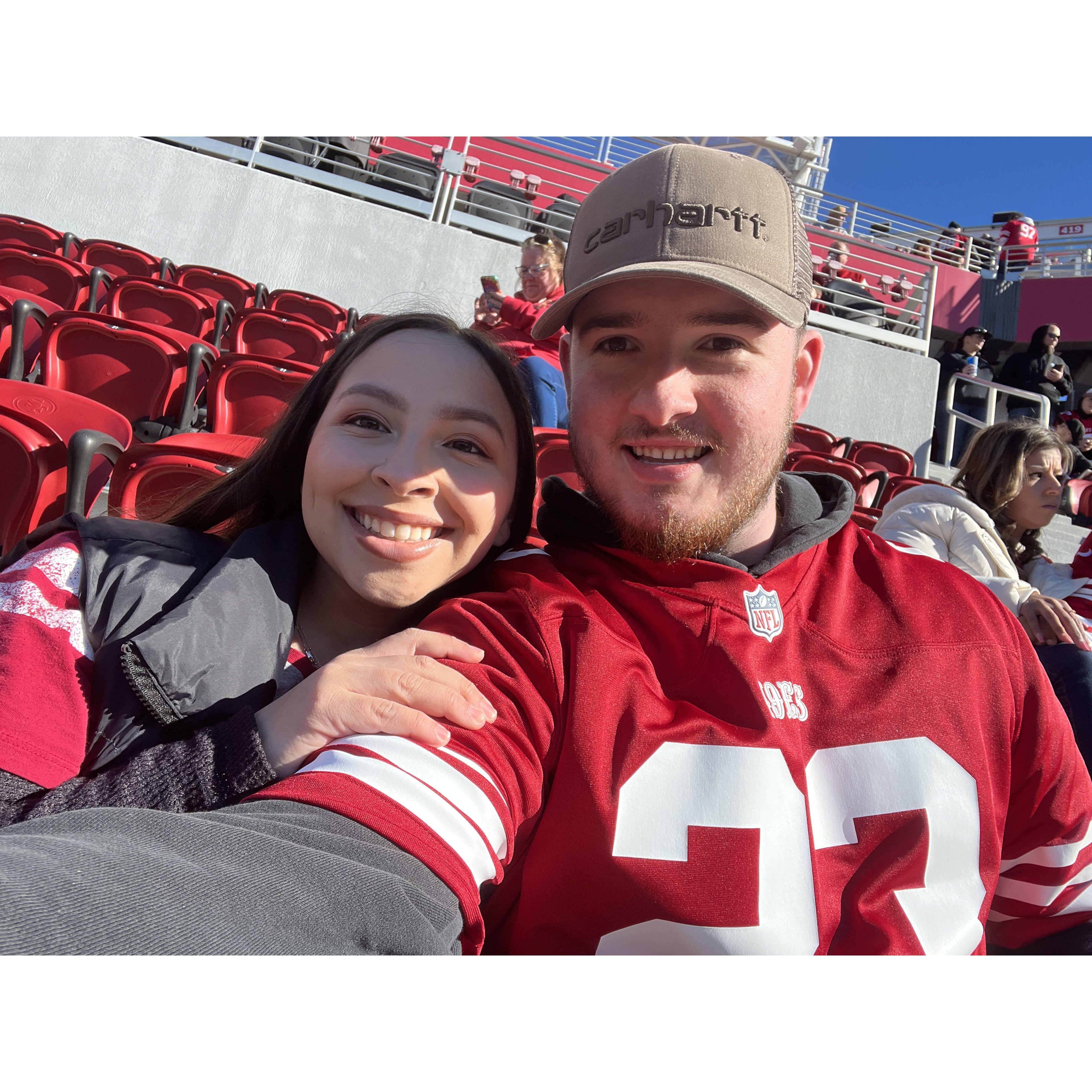 First 49ers game together