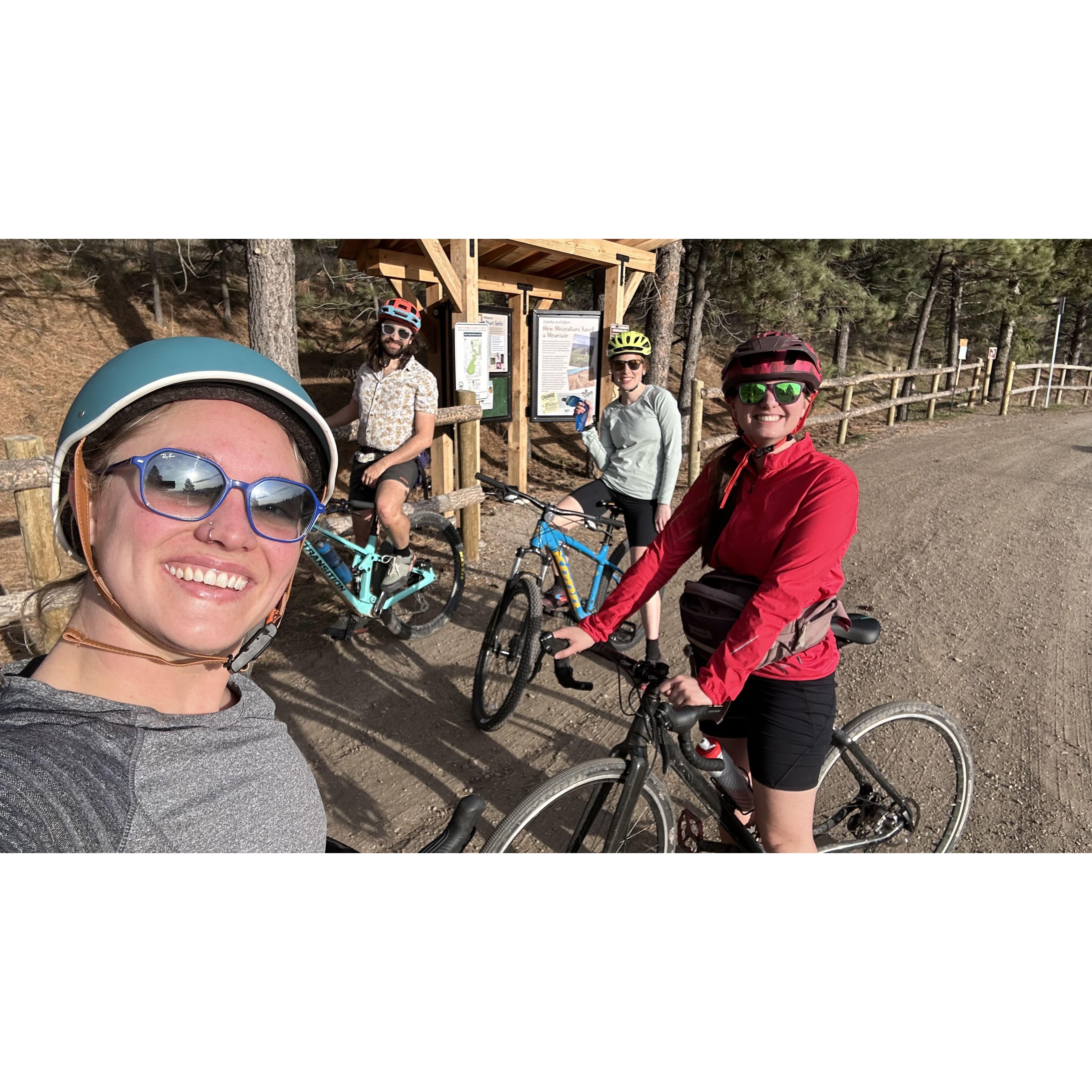 Biking the Sound of Music trail with Shelby & Nikea