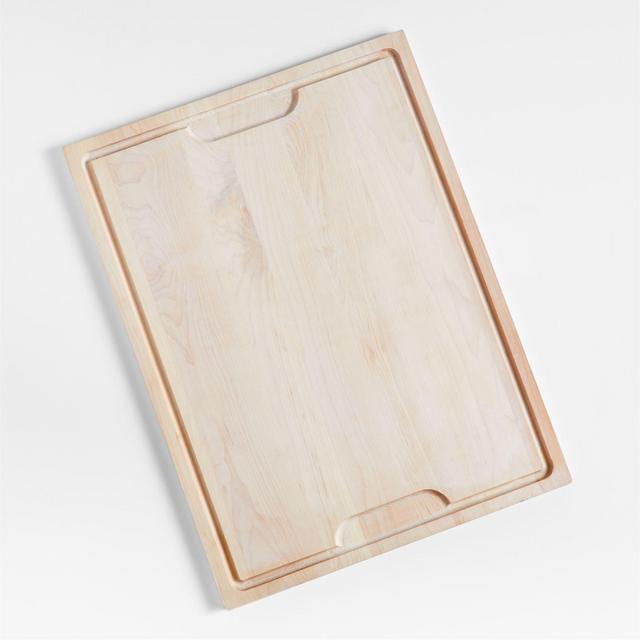 Crate & Barrel Maple Face-Grain Cutting Board 24"x18"x0.75"