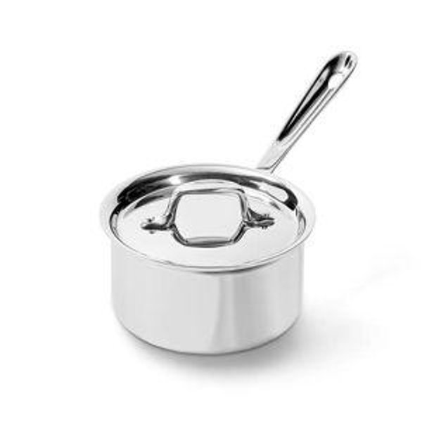 D3 Stainless 3-ply Bonded Cookware, Sauce Pan with lid, 1.5 quart