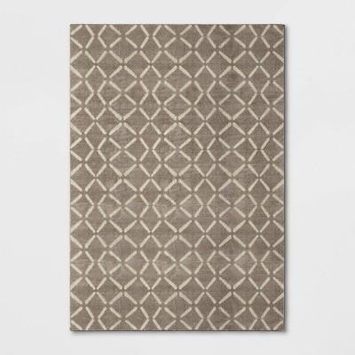 Willards Geo Diamond Rug Tan - Threshold™