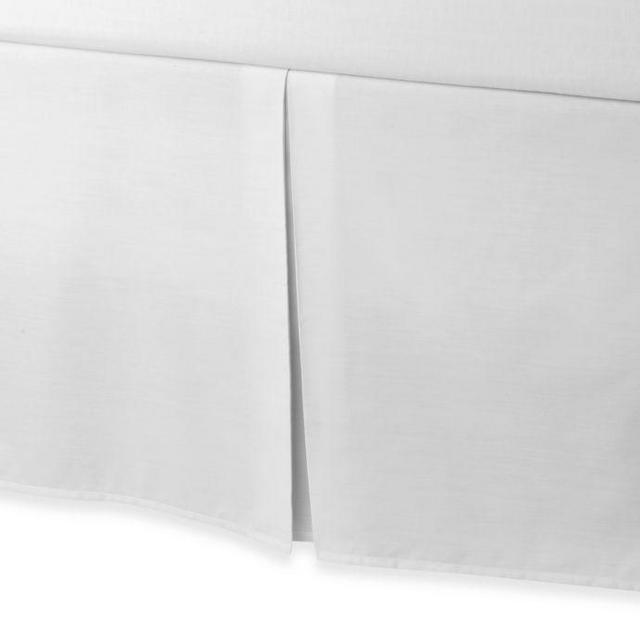 smoothweave™ Tailored 18-Inch King Bed Skirt in White