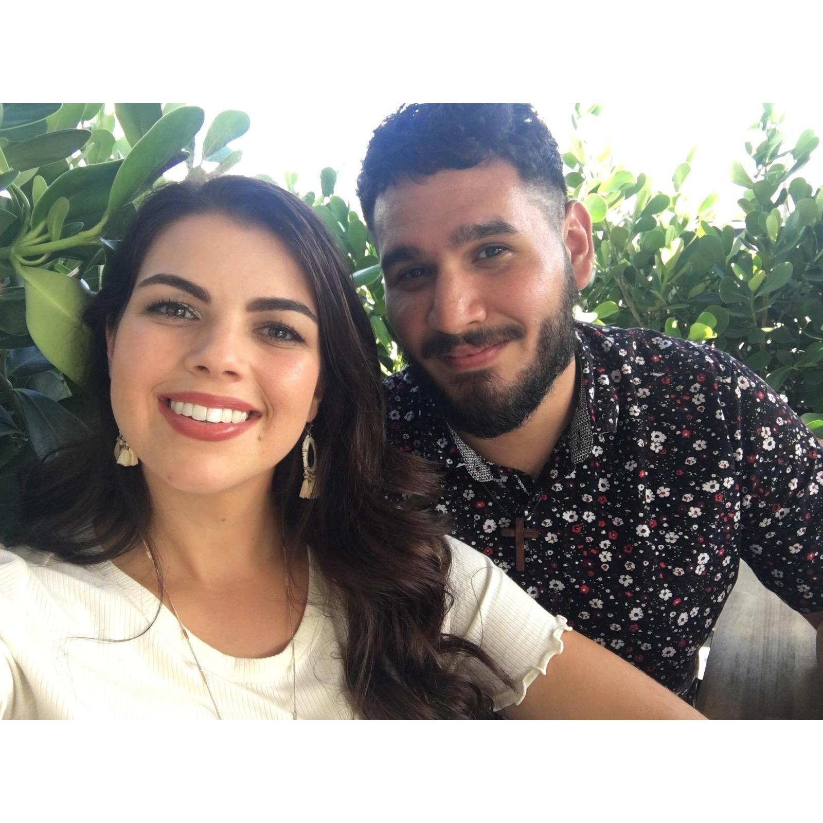 Our first official picture together after our second date at Miami's Famous Croqueta bar "Dos Croquetas." We shared some delicious cuban food & an incredible dolce de leche milkshake over great convo!