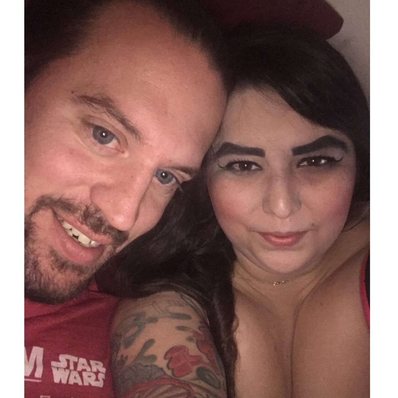 Sometimes I make him selfie.
