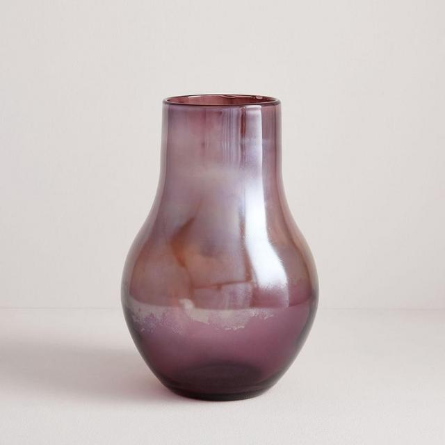 Pearlescent Vase, Large Vase, Purple