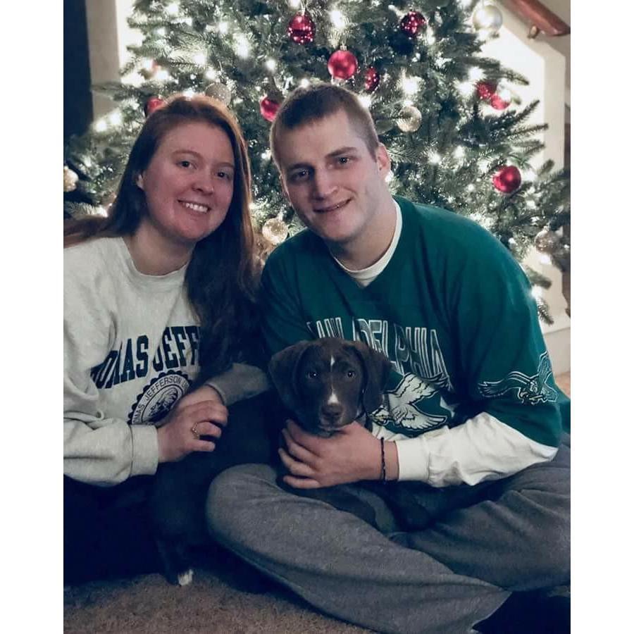 Our first Christmas in our first home with our first born fur baby Christmas 2017