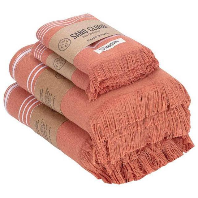 Classic Stripe Bath Bundle Dusty Pink