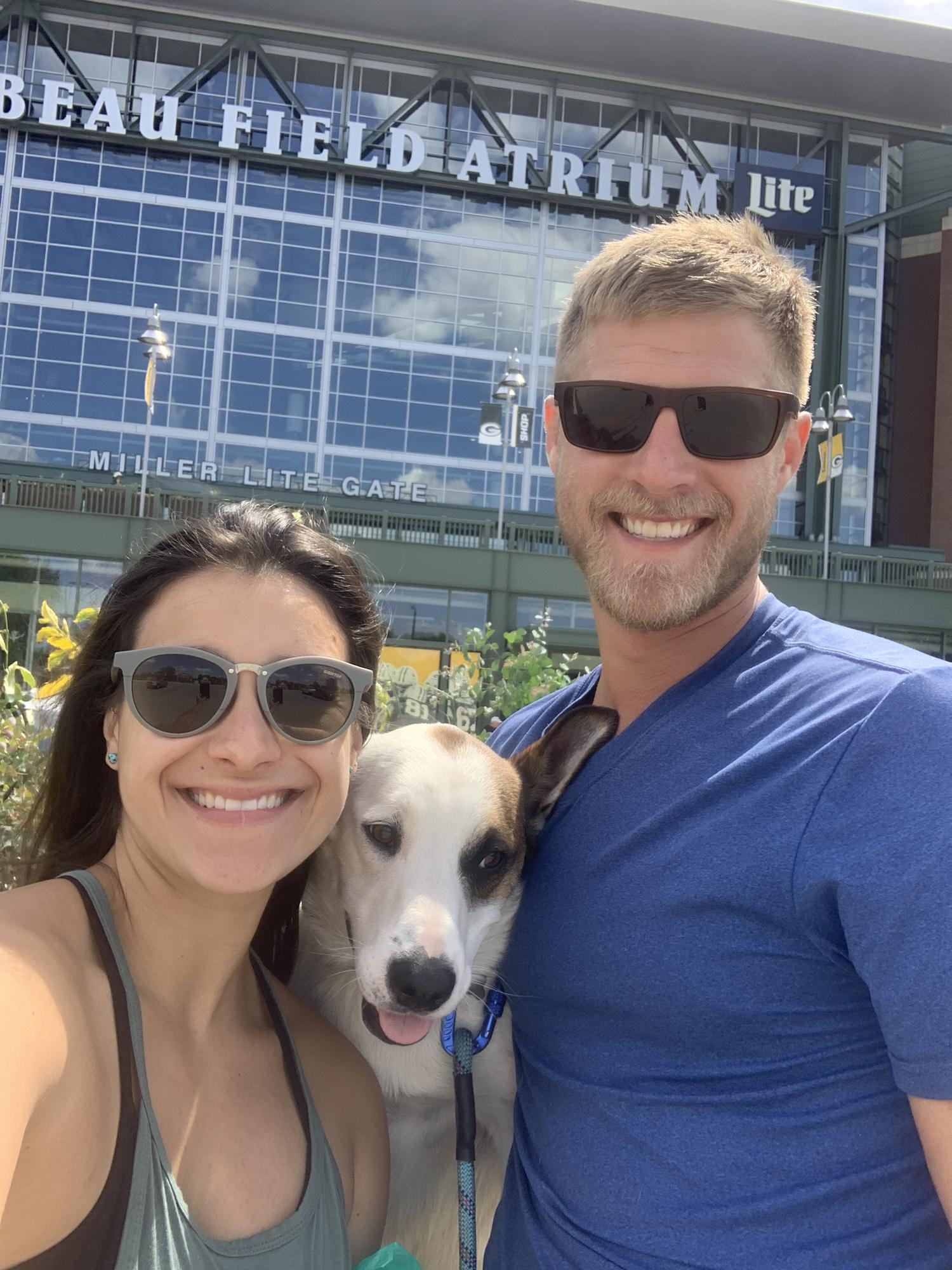Visiting Titletown aka Lambeau Field, Green Bay, Wisconsin