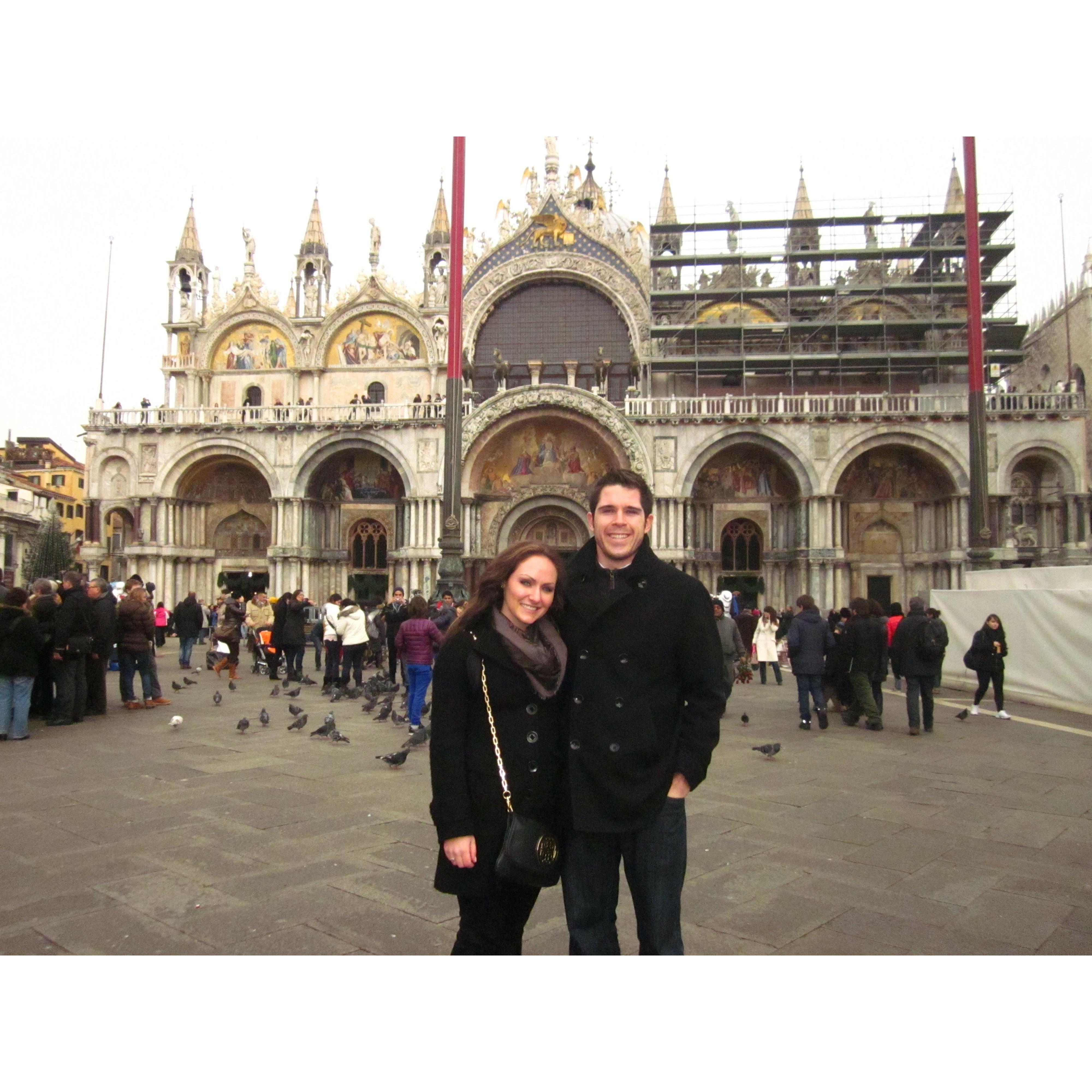 Our first anniversary in Venice