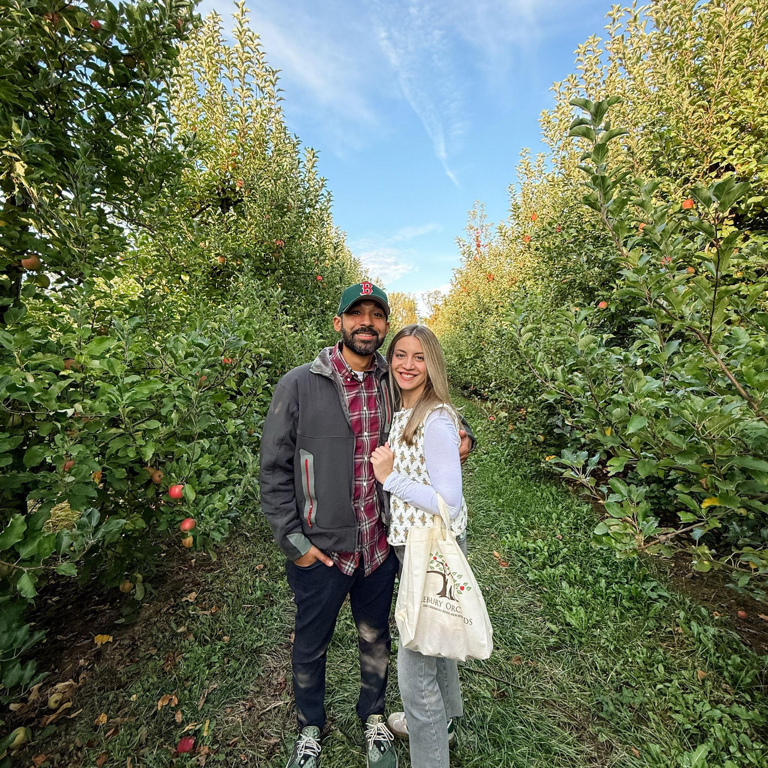 Apple picking in New Hope.