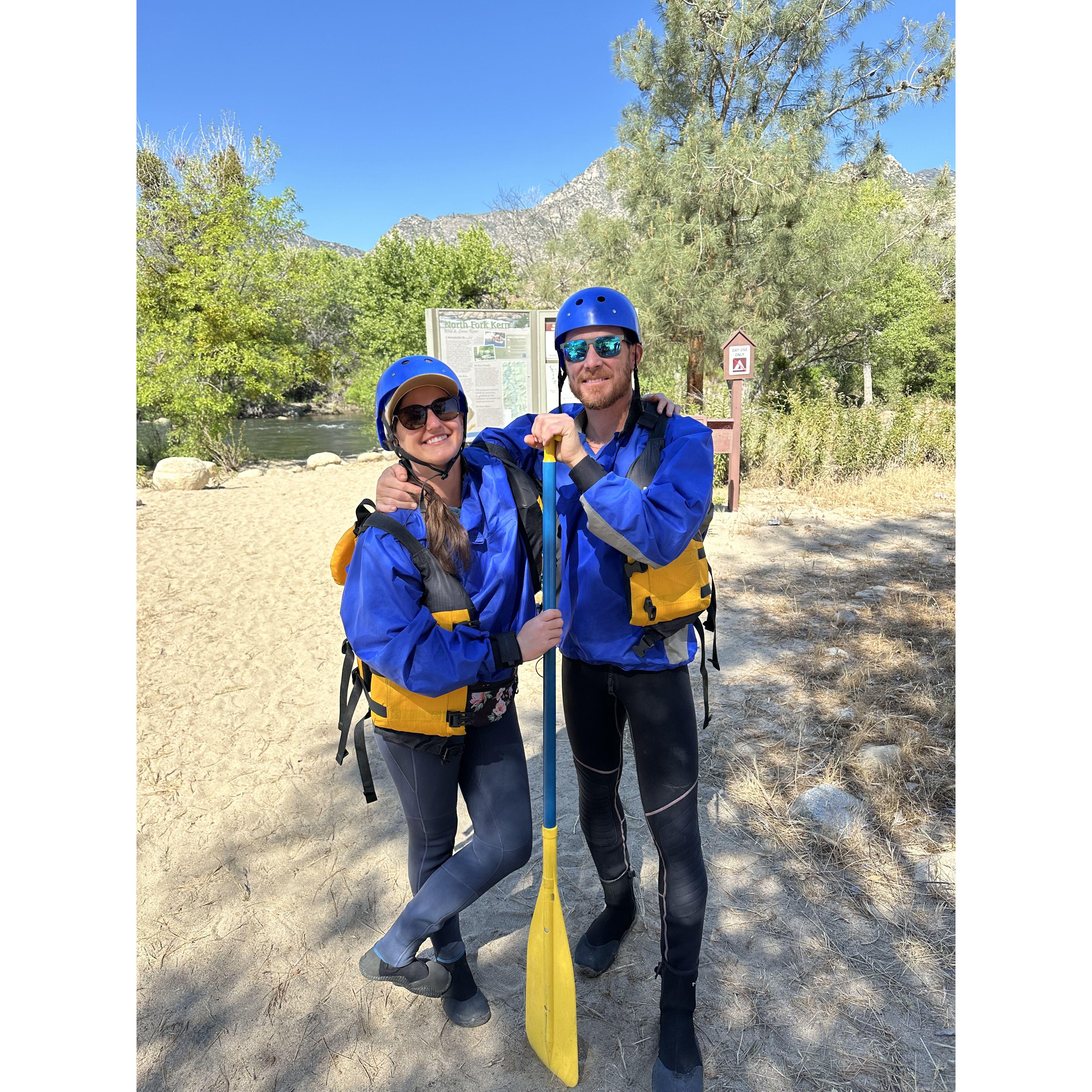 Whitewater rafting adventures at the Kern River :)