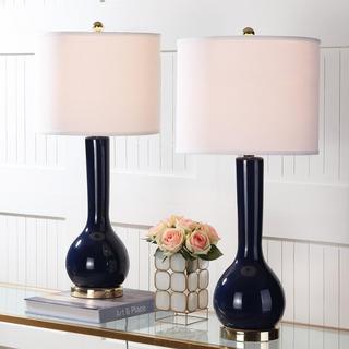 Mae Long Neck Ceramic Table Lamp, Set of 2